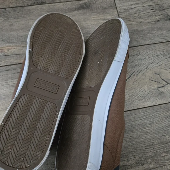 Tommy Hilfiger Men's Brown Casual Sneakers Size 11 1/2 - Picture 8 of 11